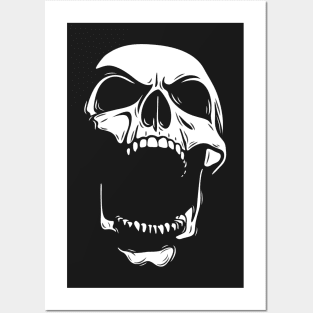 Fury Skull (black) Posters and Art